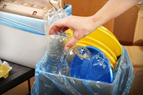 Residential rubbish collection in Cricklewood
