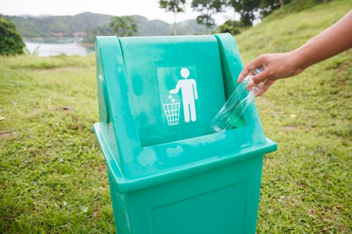 Process of loading waste into a builders skip